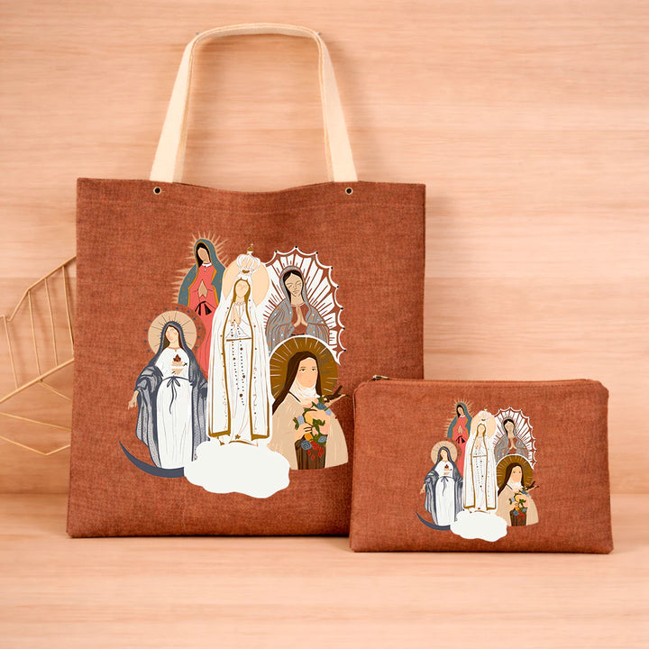 Kit Ecobag e Necessaire Linho