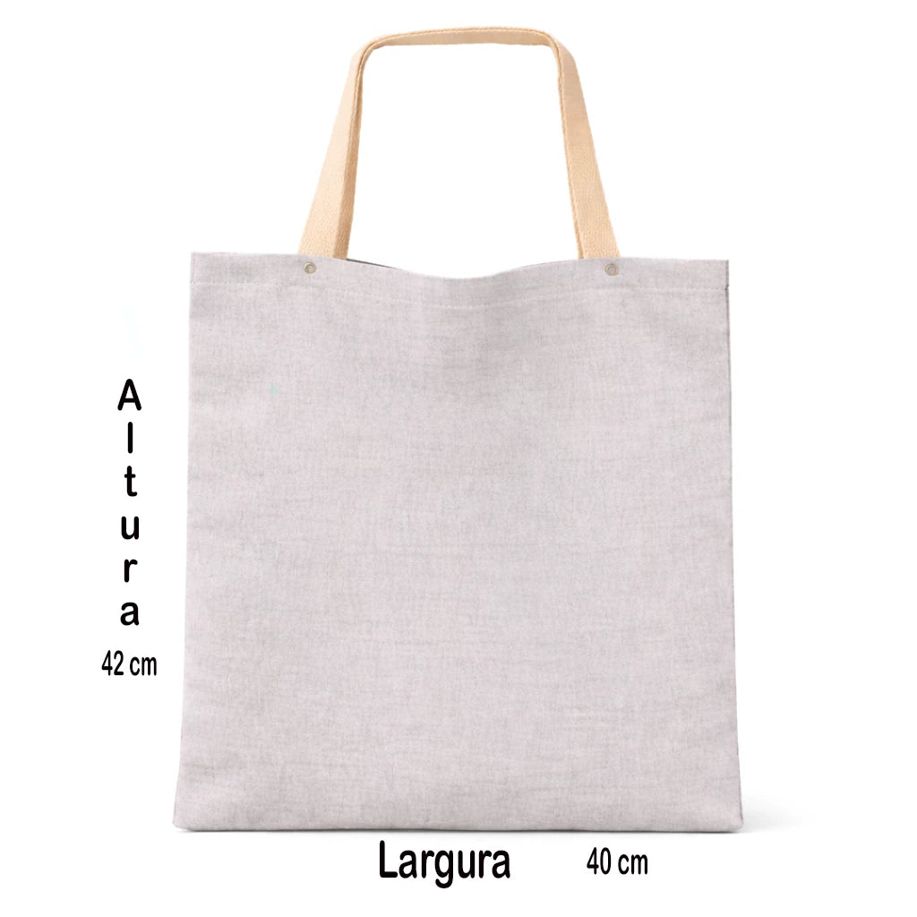 Kit Ecobag e Necessaire Linho
