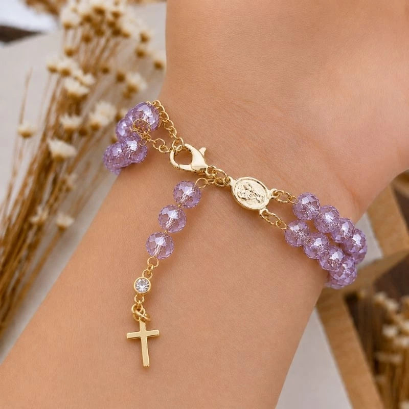 Pulseira Terço Cristal