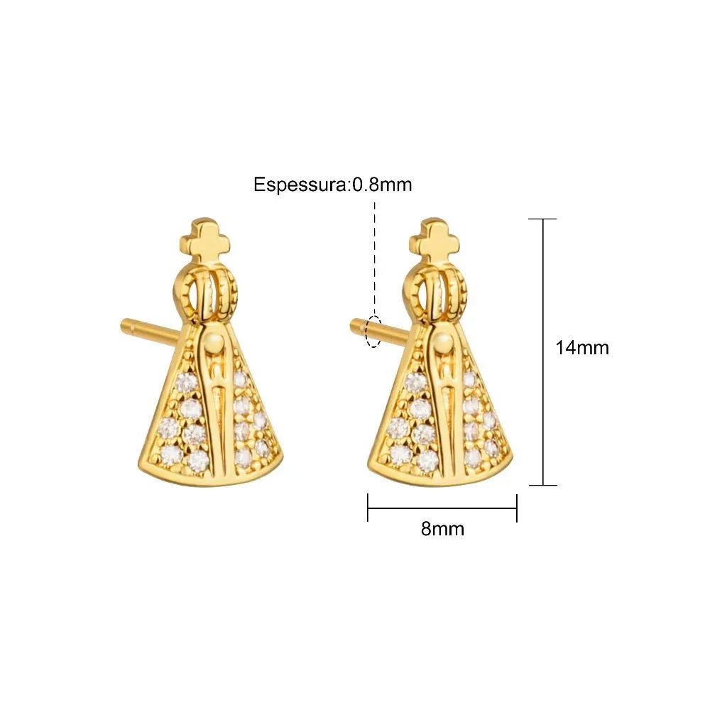 Brincos Nossa Senhora Aparecida